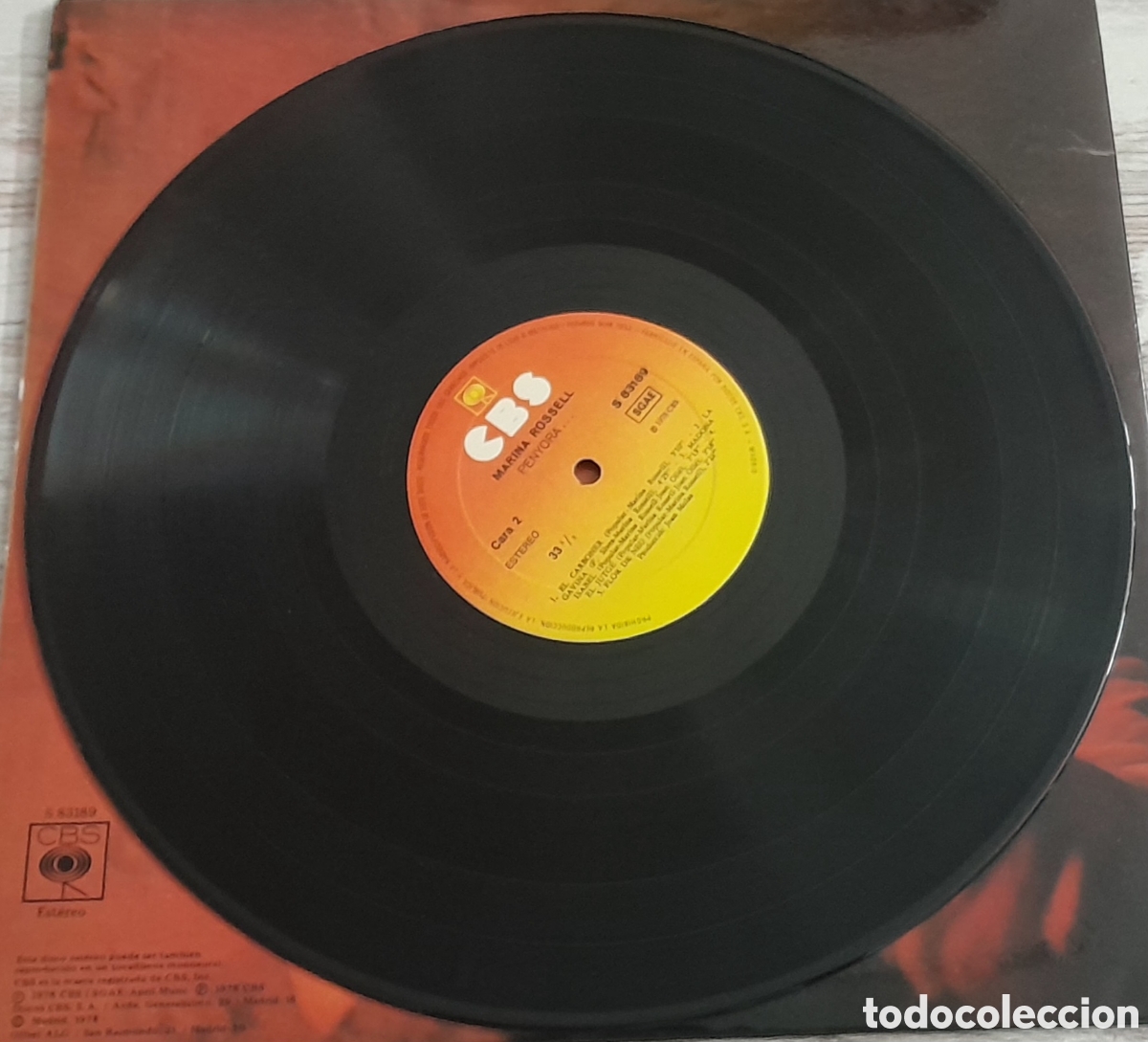 Discos de vinilo: MARINA ROSELL - PENYORA ... - CBS 1978 - GATEFOLD - INSERT - Foto 3