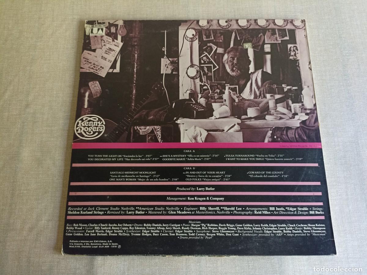 Discos de vinilo: Kenny, Kenny Rogers, disco (vinilo,LP) - Foto 3