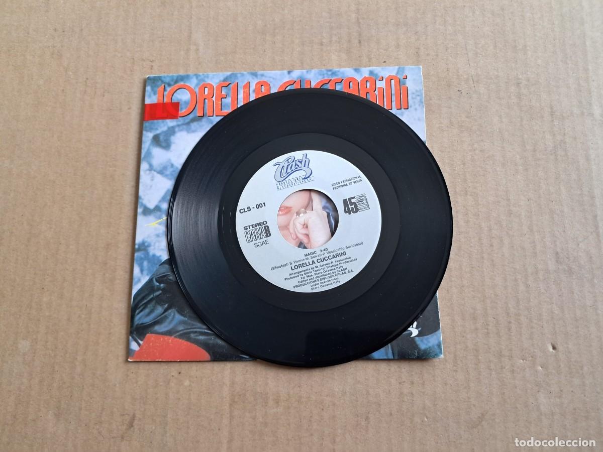 Discos de vinilo: LORELLA CUCCARINI - MAGIC SINGLE PROMOCIONAL 1990 EDICION ESPA&Ntilde;OLA - Foto 2