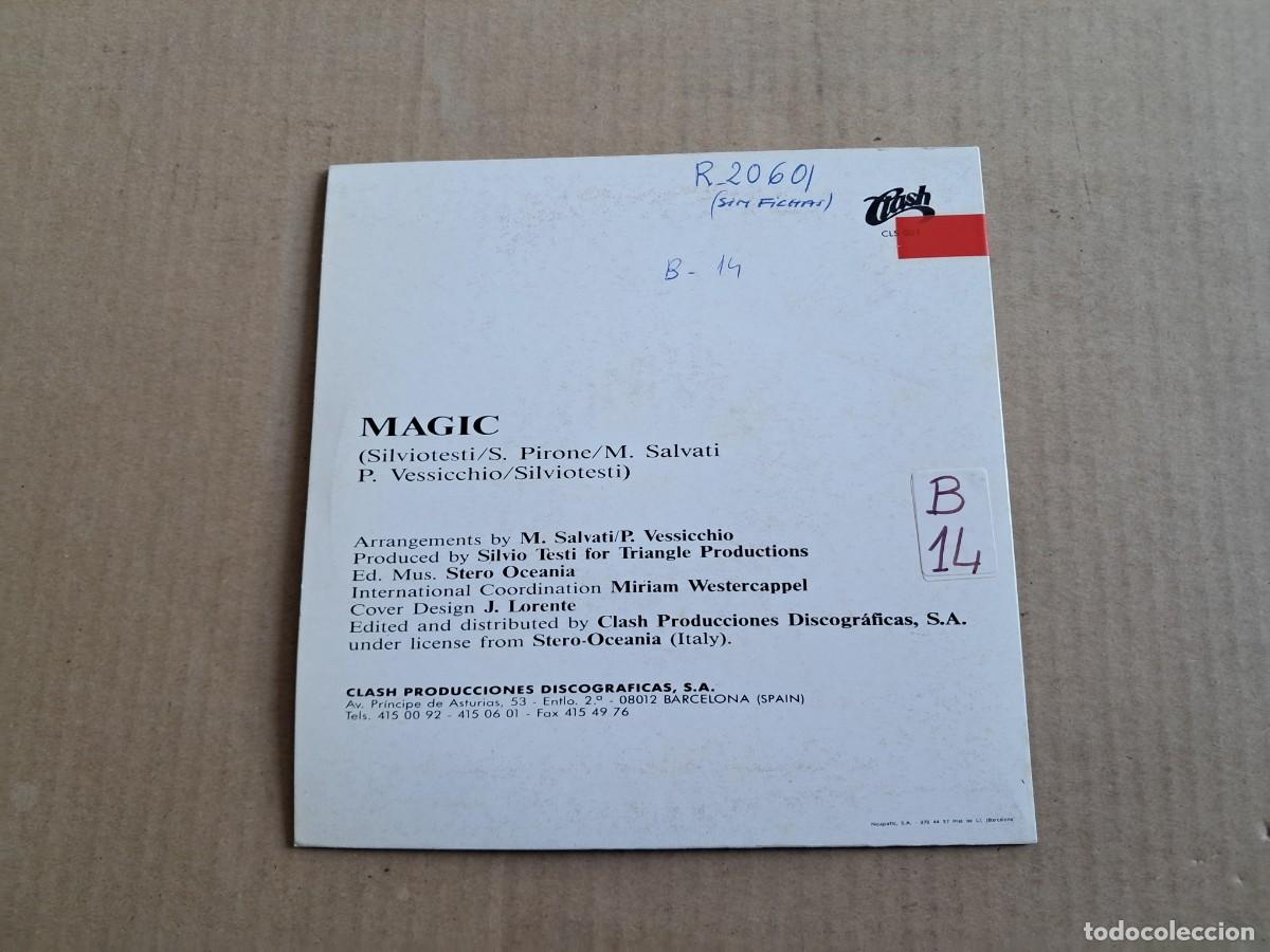 Discos de vinilo: LORELLA CUCCARINI - MAGIC SINGLE PROMOCIONAL 1990 EDICION ESPA&Ntilde;OLA - Foto 3