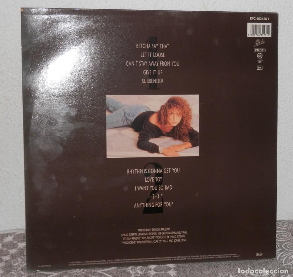 Discos de vinilo: DISCO LP DE VINILO DE GLORIA ESTEFAN - Foto 2