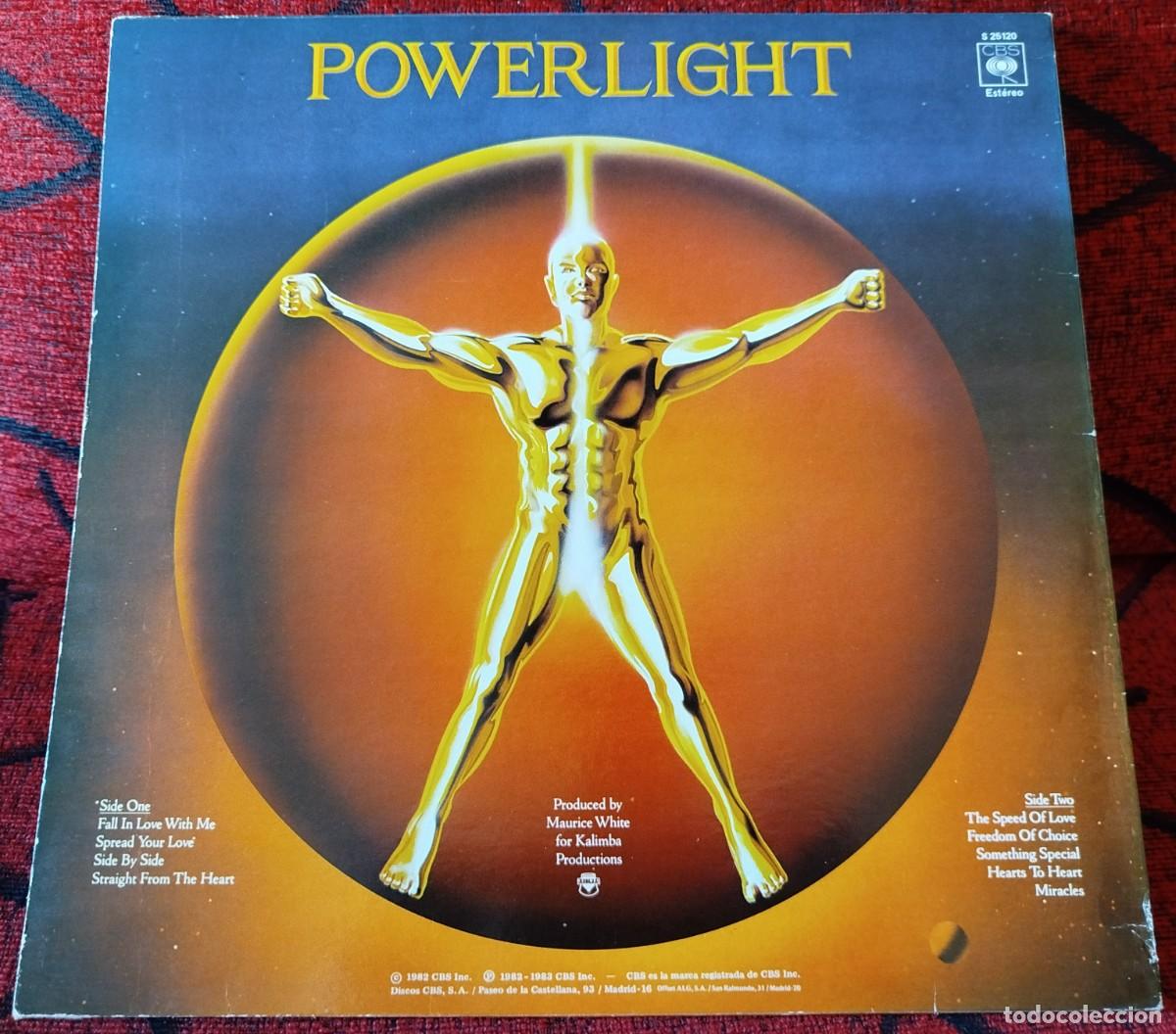 Discos de vinilo: EARTH, WIND & FIRE ** Powerlight ** VINILO LP 1983 - Foto 2