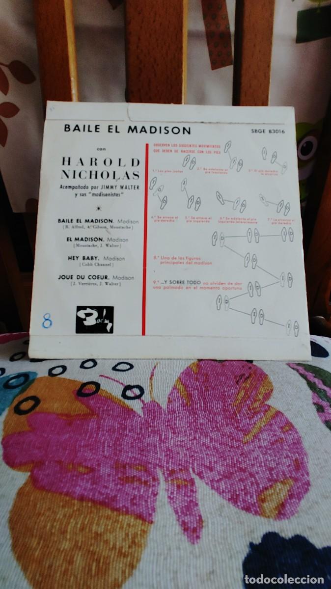 Discos de vinilo: HAROLD NICHOLAS-EP BAILE EL MADISON +3 - Foto 2
