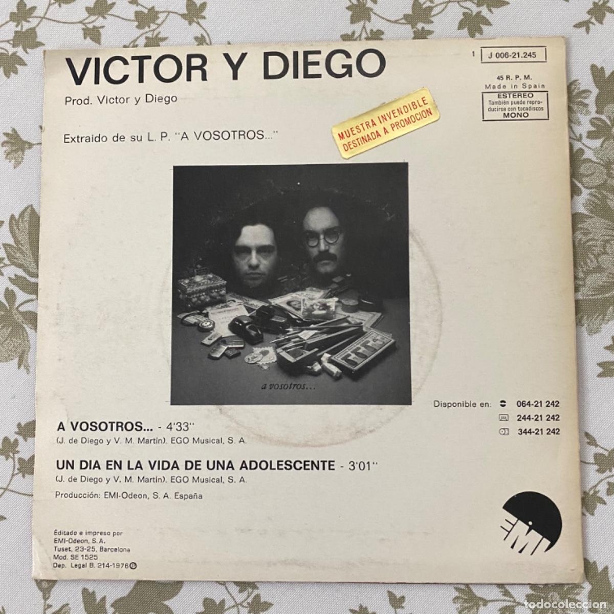 Discos de vinilo: VICTOR Y DIEGO A VOSOTROS - Foto 2