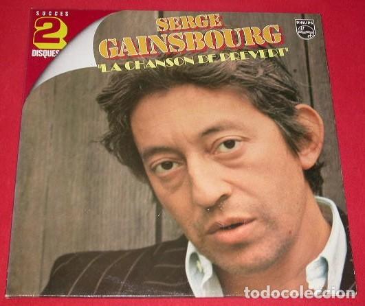 Discos de vinilo: gainsbourg double 33t succes la chanson de prevert EX M - Foto 1
