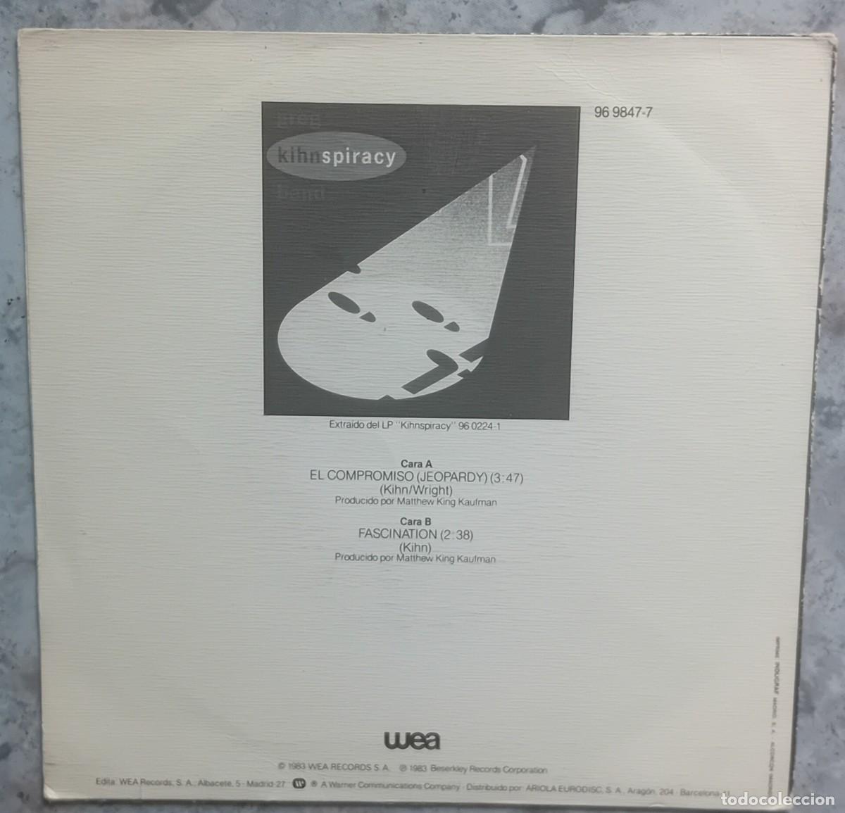 Discos de vinilo: SINGLE. GREG KIHN BAND.EL COMPROMISO - Foto 2