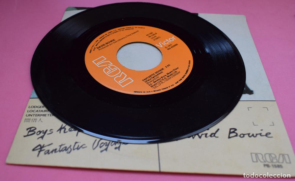 Discos de vinilo: DAVID BOWIE &lrm;&ndash; Boys Keep Swinging - SINGLE RCA 1979 - Foto 5