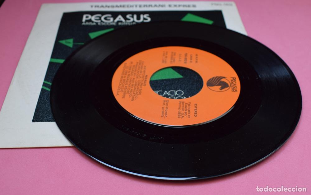 Discos de vinilo: Pegasus &ndash; Transmediterrani Express - SINGLE PROMO 1983 - Foto 4