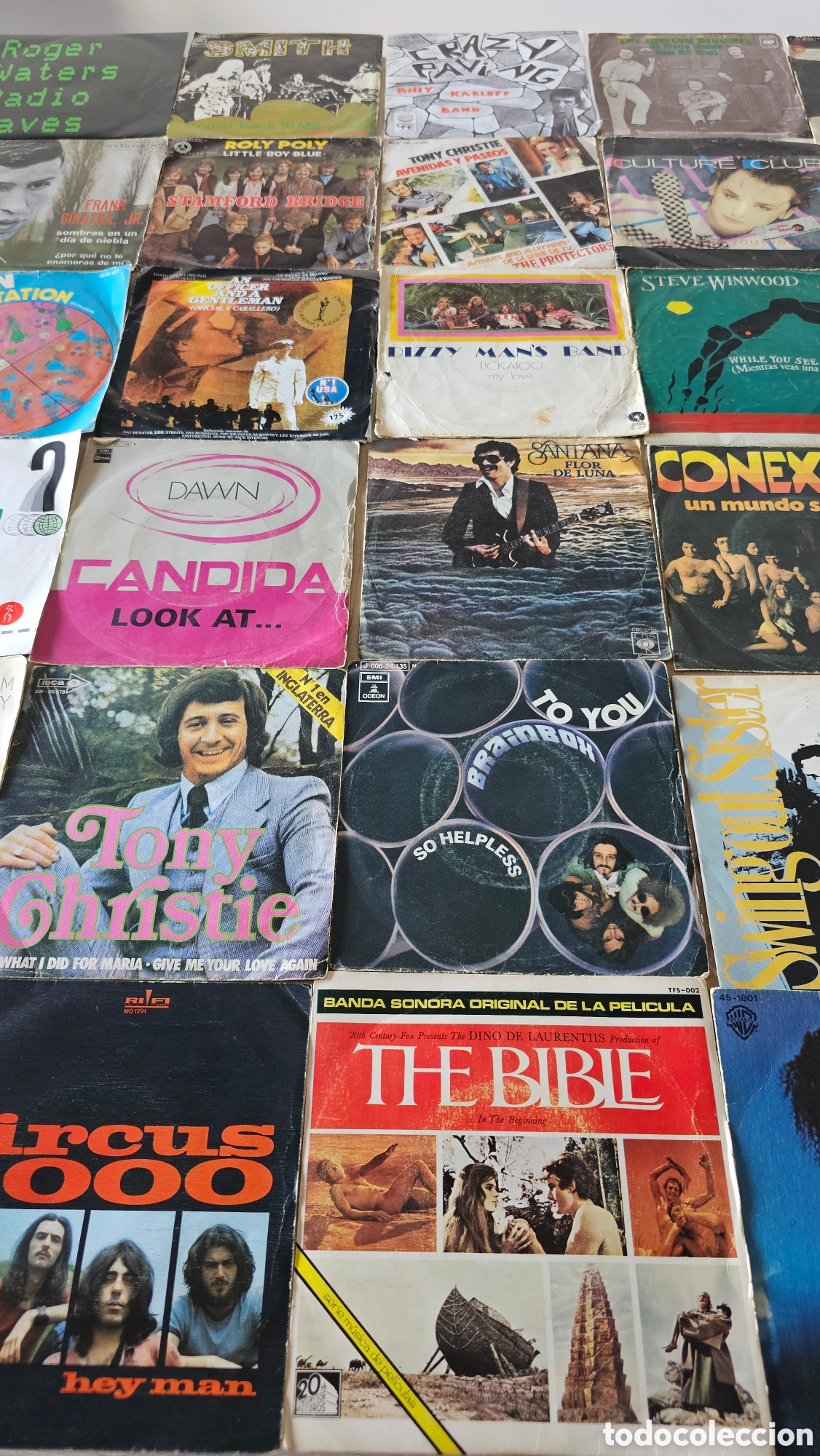 Discos de vinilo: 64 Singles Pop internacional varias d&eacute;cadas. - Foto 3