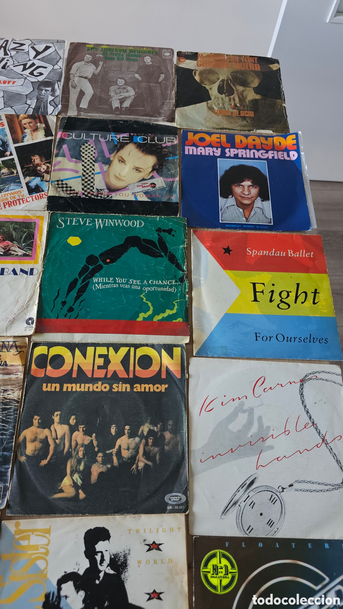 Discos de vinilo: 64 Singles Pop internacional varias d&eacute;cadas. - Foto 7