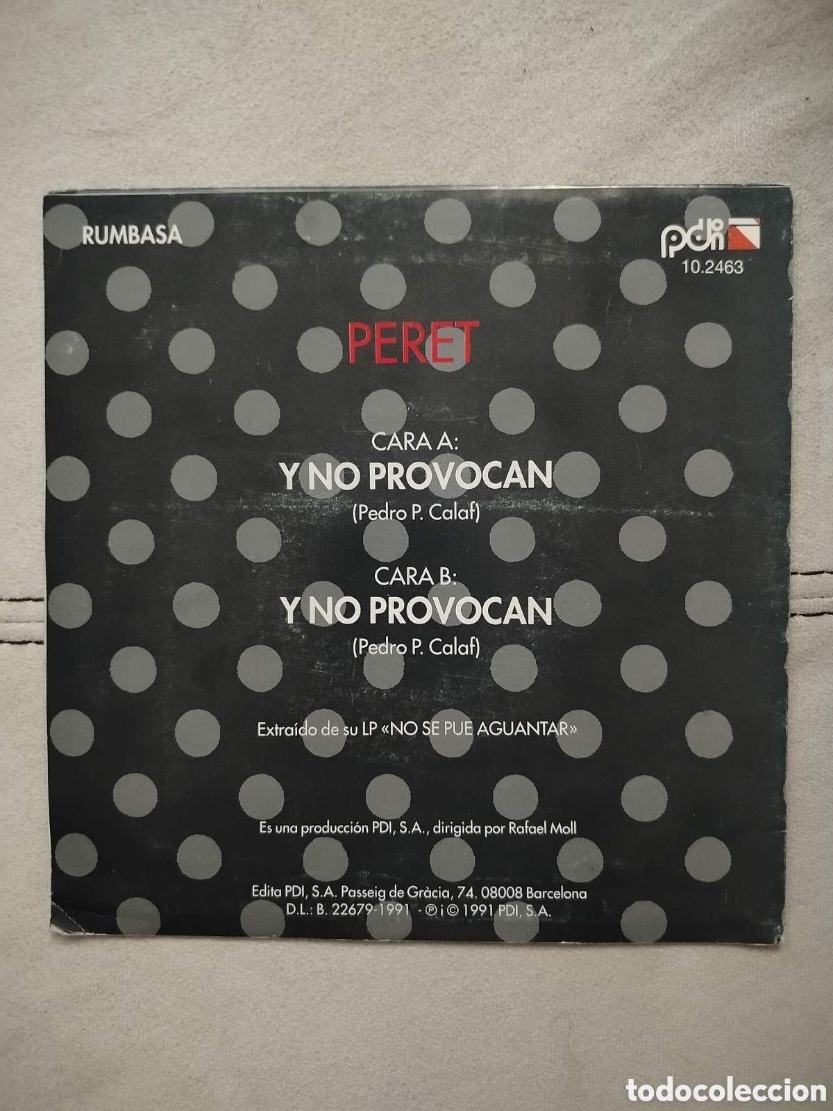 Discos de vinilo: Peret, Y no Provocan Promo - Foto 2