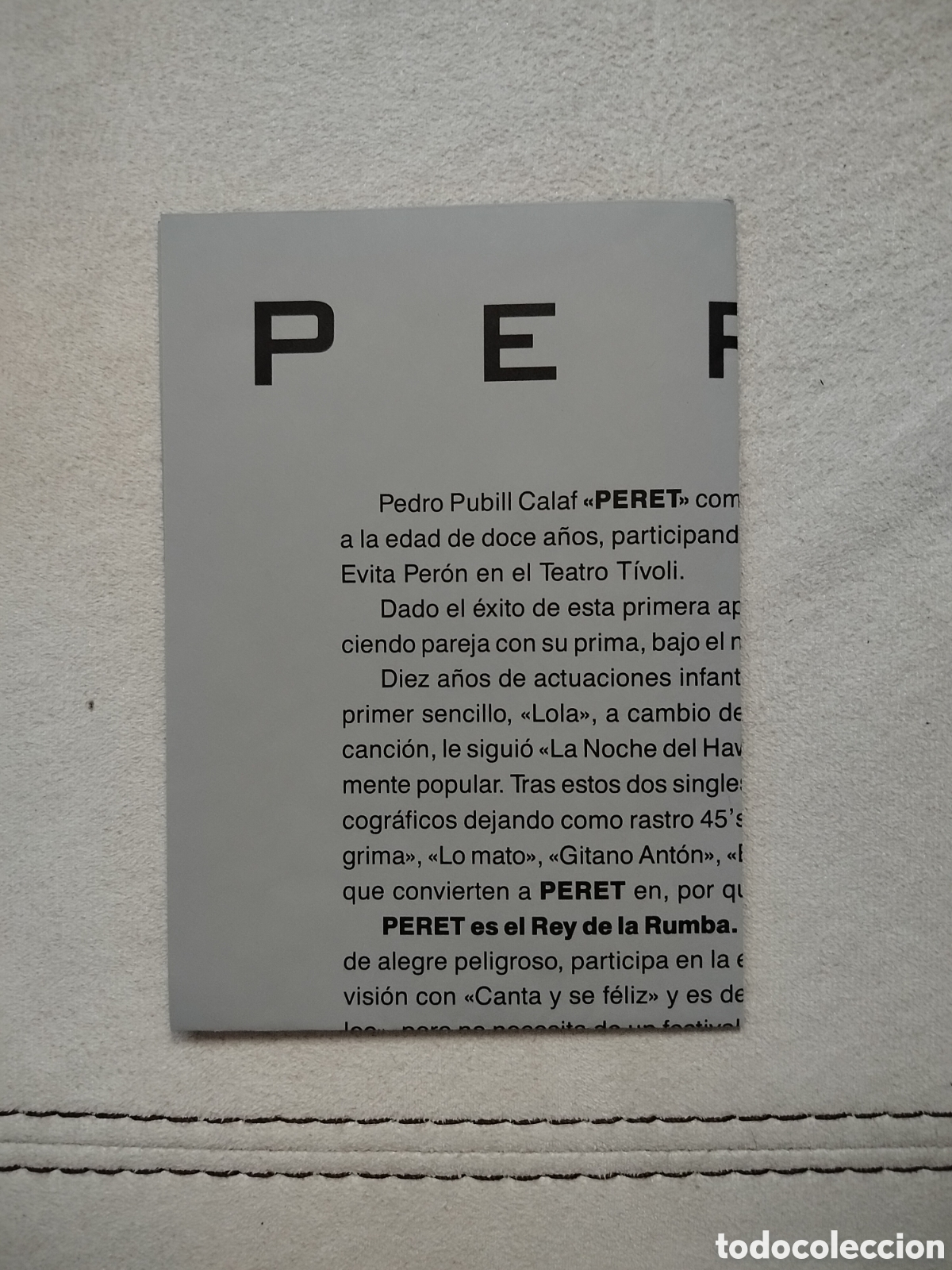 Discos de vinilo: Peret, Y no Provocan Promo - Foto 3