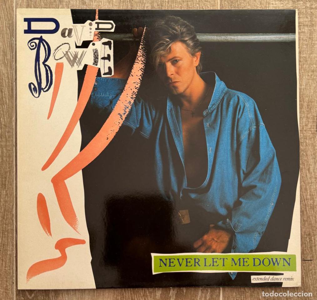 Discos de vinilo: David Bowie Maxi 45t Never let me down EX EX - Foto 1