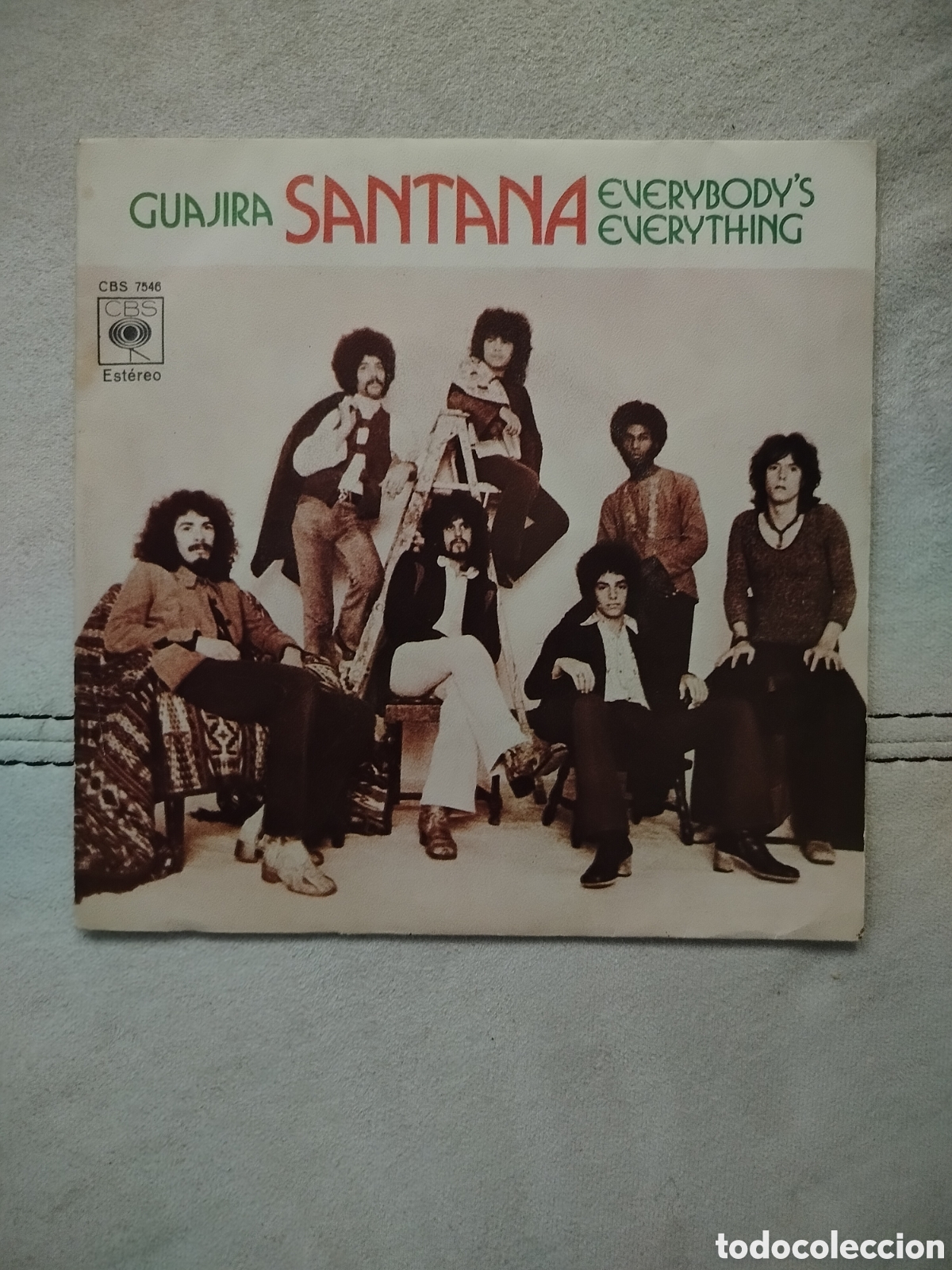 Discos de vinilo: Santana Guajira Single - Foto 1