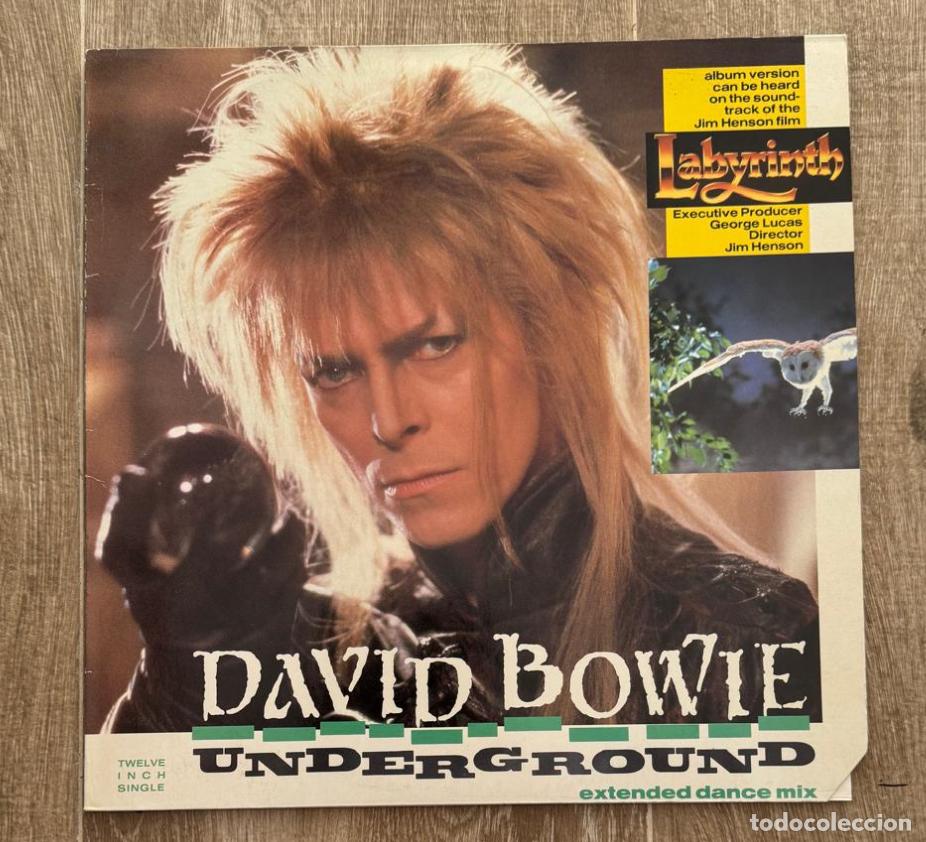 Discos de vinilo: David Bowie Maxi 45t Underground Sleeve cut Record EX - Foto 1
