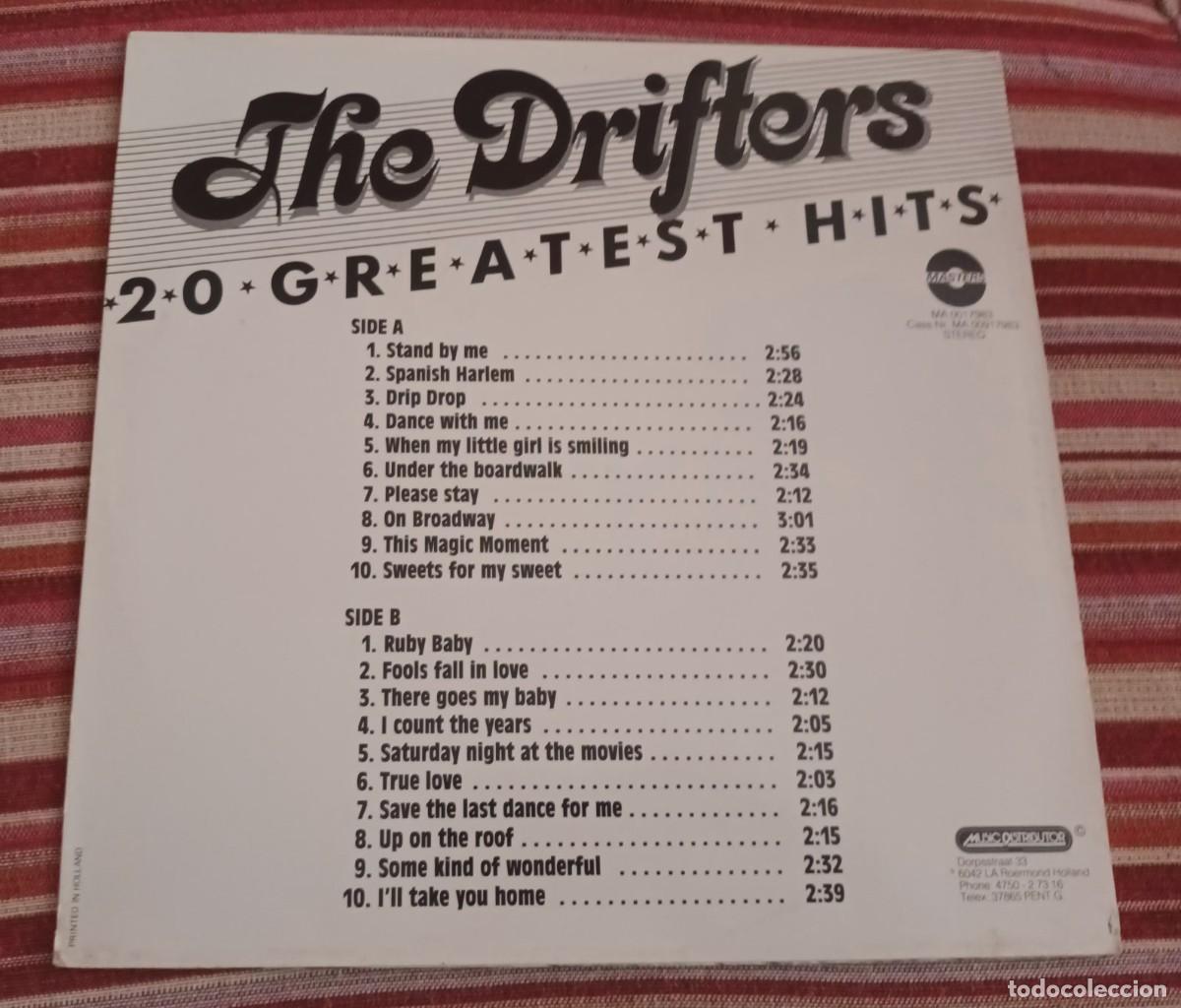 Discos de vinilo: THE DRIFTERS - 20 GREATEST HITS - LP - Foto 2