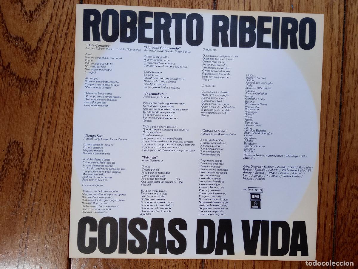 Discos de vinilo: Roberto Ribeiro - coisas da vida - Foto 3