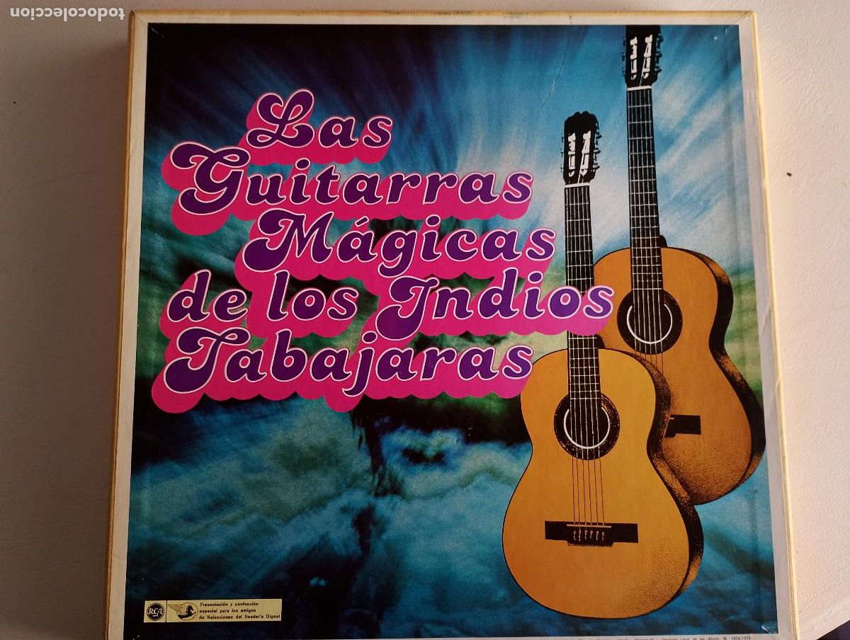 Discos de vinilo: Los Indios Tabajaras &lrm;&ndash; Las guitarras m&aacute;gicas de los Indios Tabajaras, 8 LPS 1979 - Foto 2