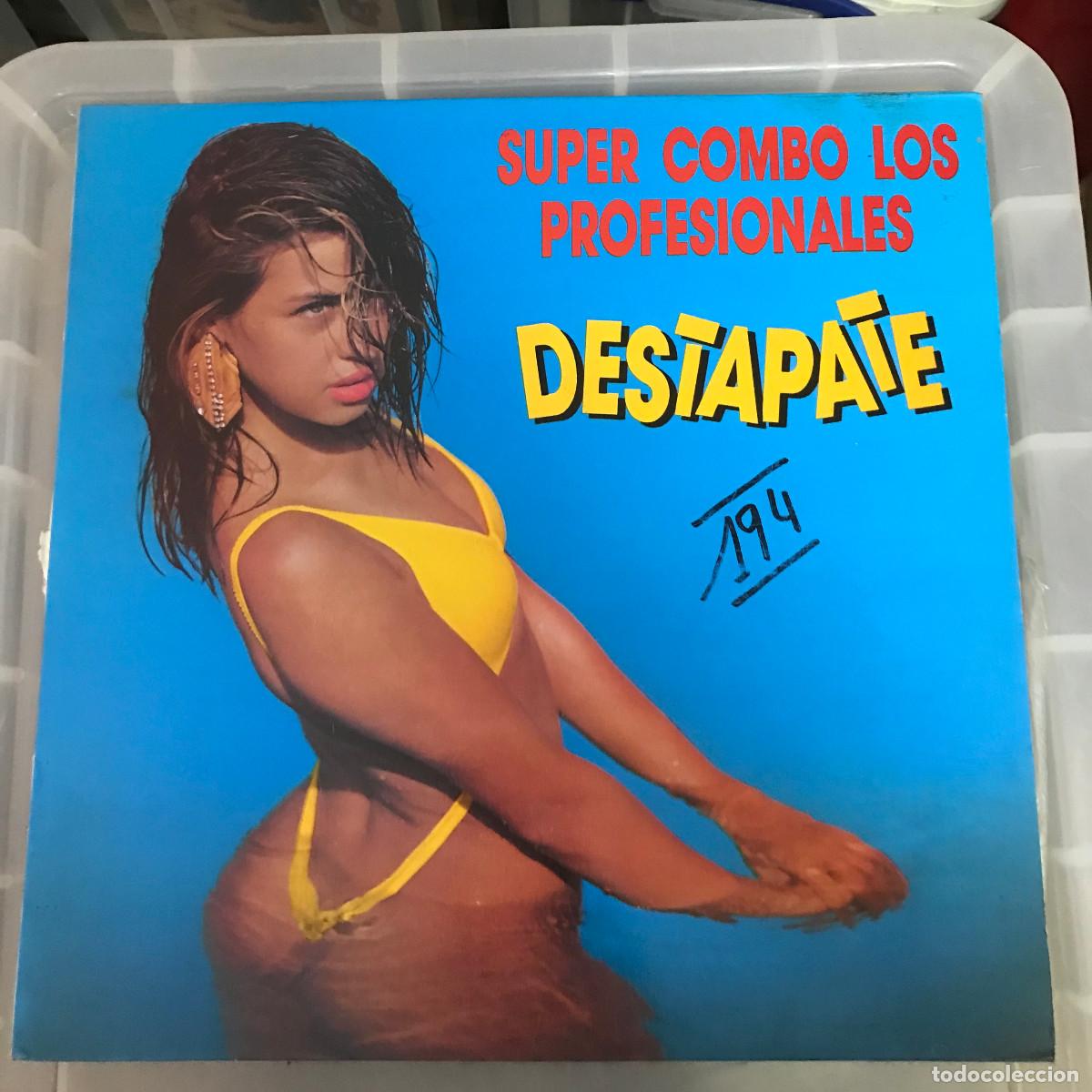 Disques de vinyle: SUPER COMBO LOS PROFESIONALES - DEST&Aacute;PATE - LP DIAPAS&Oacute;N 1990