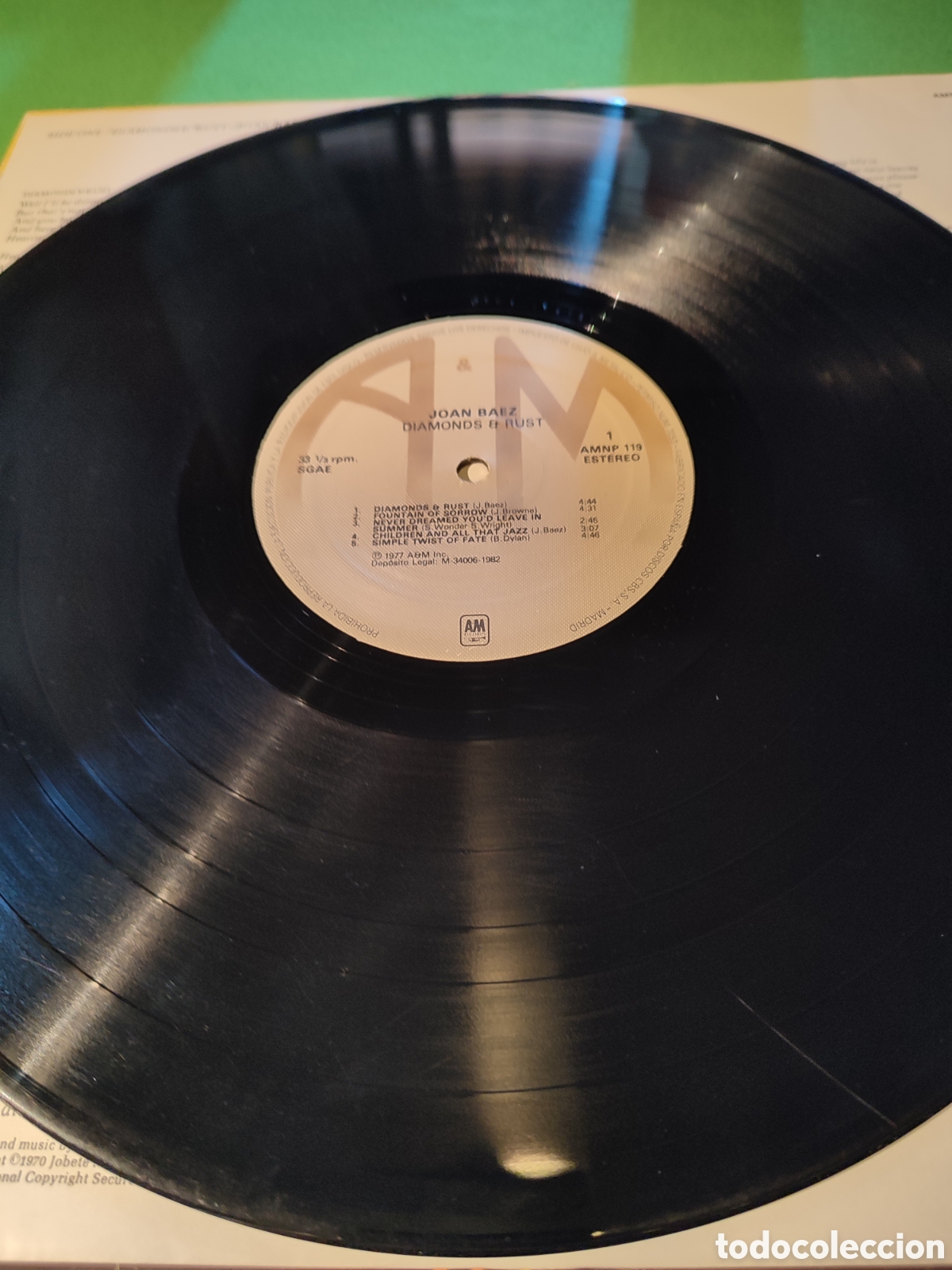 Discos de vinilo: Joan Baez - Diamonds & Rust - Foto 3
