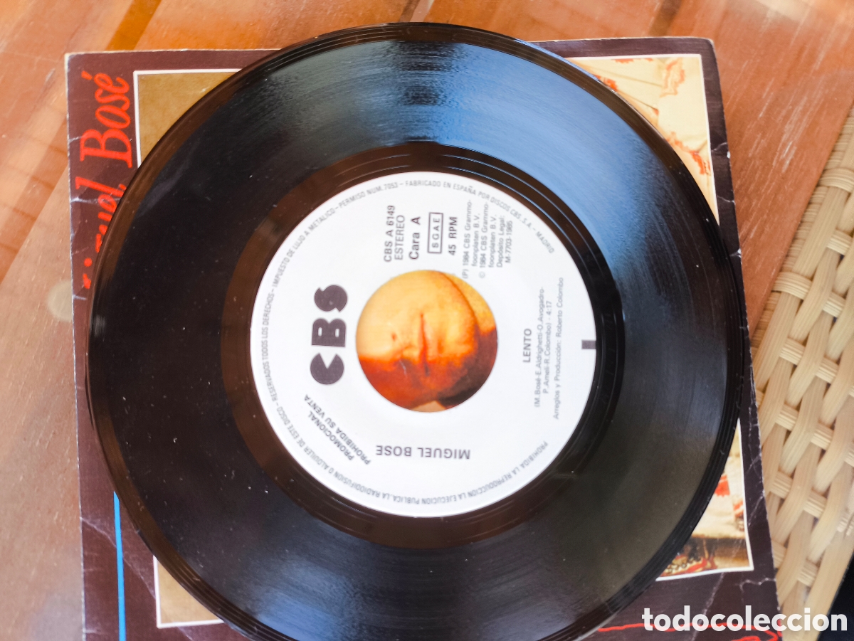 Discos de vinilo: Miguel Bos&eacute;.lento.M.n - Foto 3