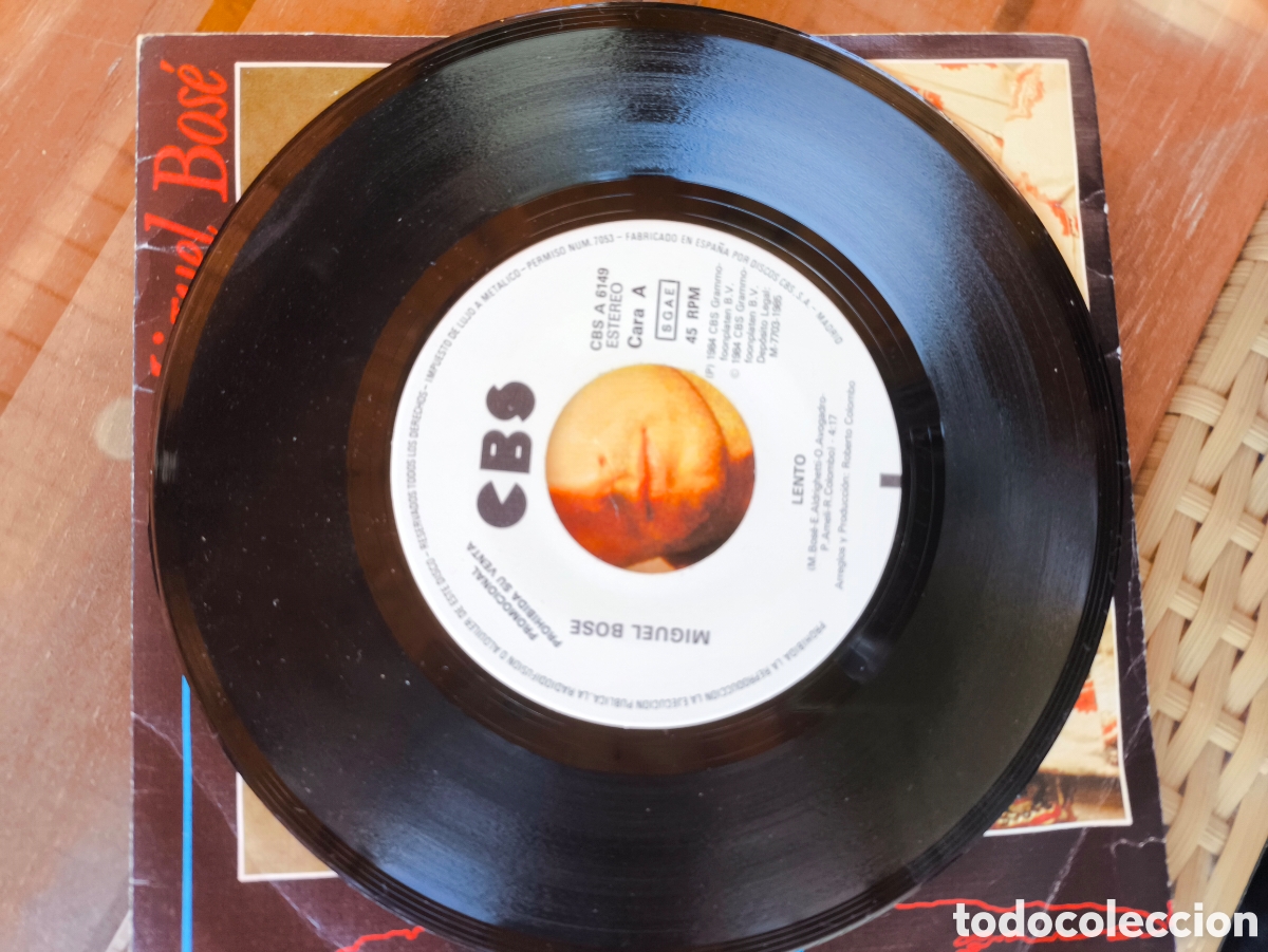 Discos de vinilo: Miguel Bos&eacute;.lento.M.n - Foto 4