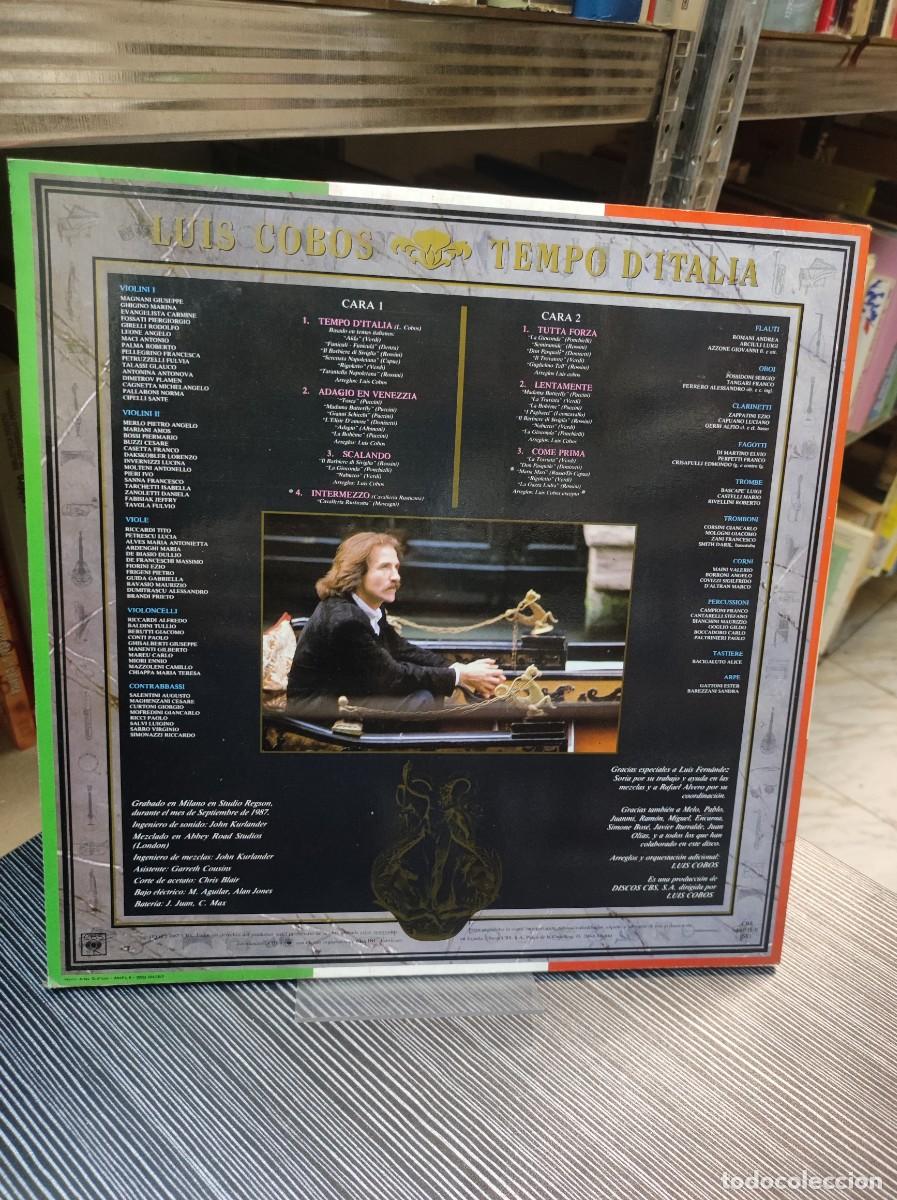 Discos de vinilo: Luis Cobos &ndash; Tempo DItalia - Foto 2