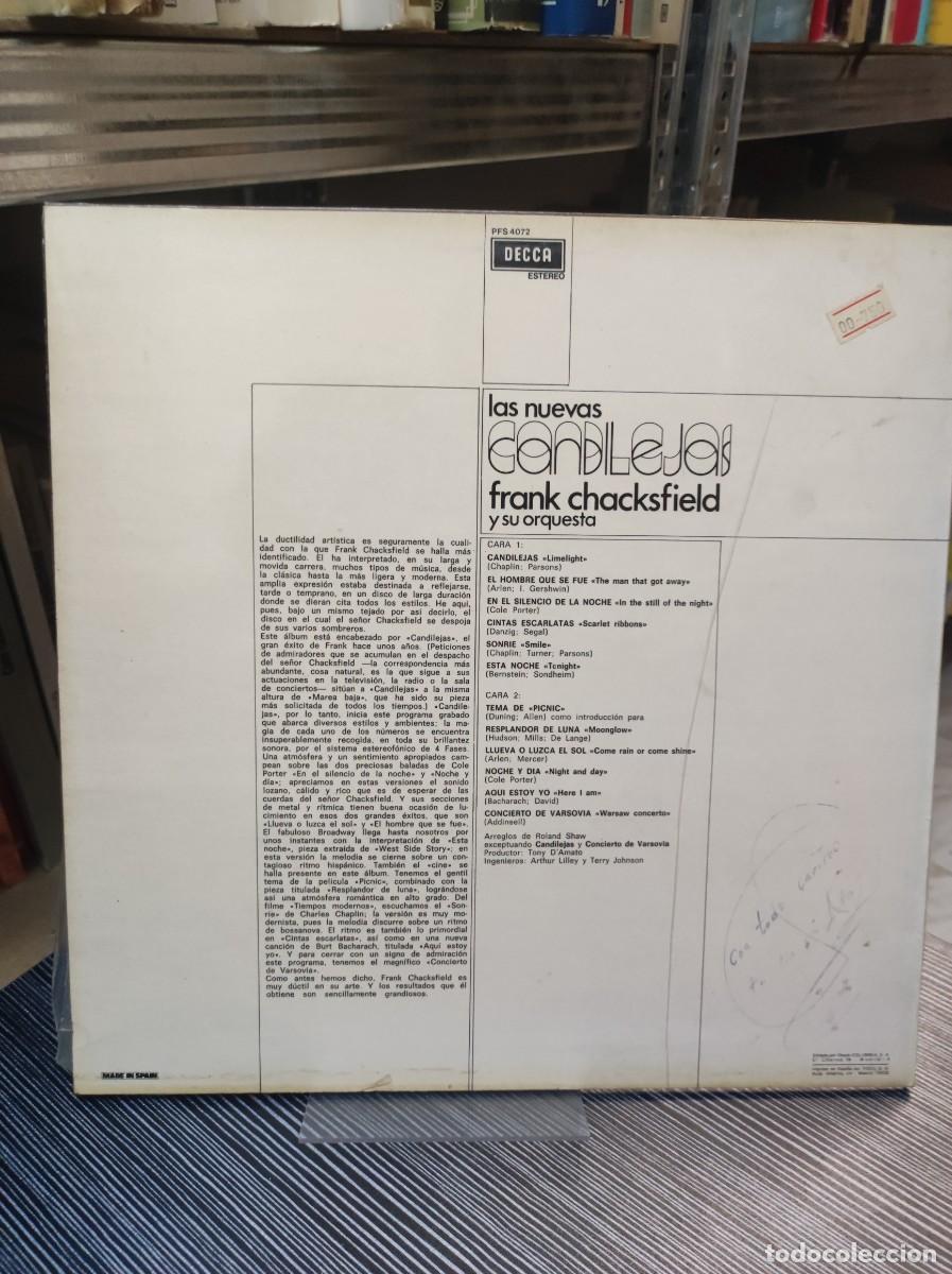 Discos de vinilo: Frank Chacksfield y Su Orquesta &ndash; Las Nuevas Candilejas - Foto 2