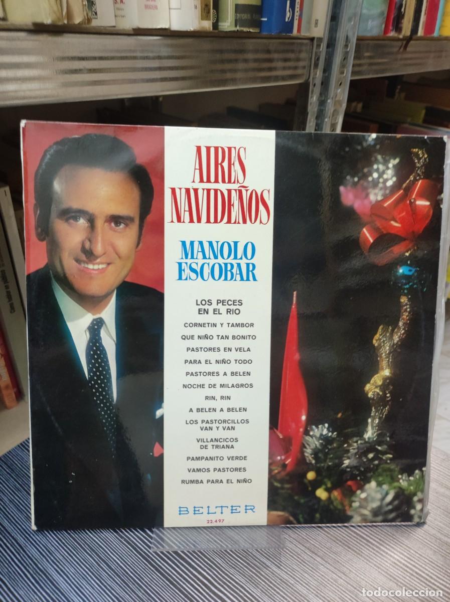 Discos de vinilo: Manolo Escobar &ndash; Aires Navide&ntilde;os - Foto 1