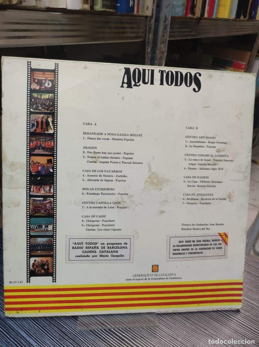 Discos de vinilo: AQUI TODOS EXITOS DE TODA ESPA&Ntilde;A - Foto 2