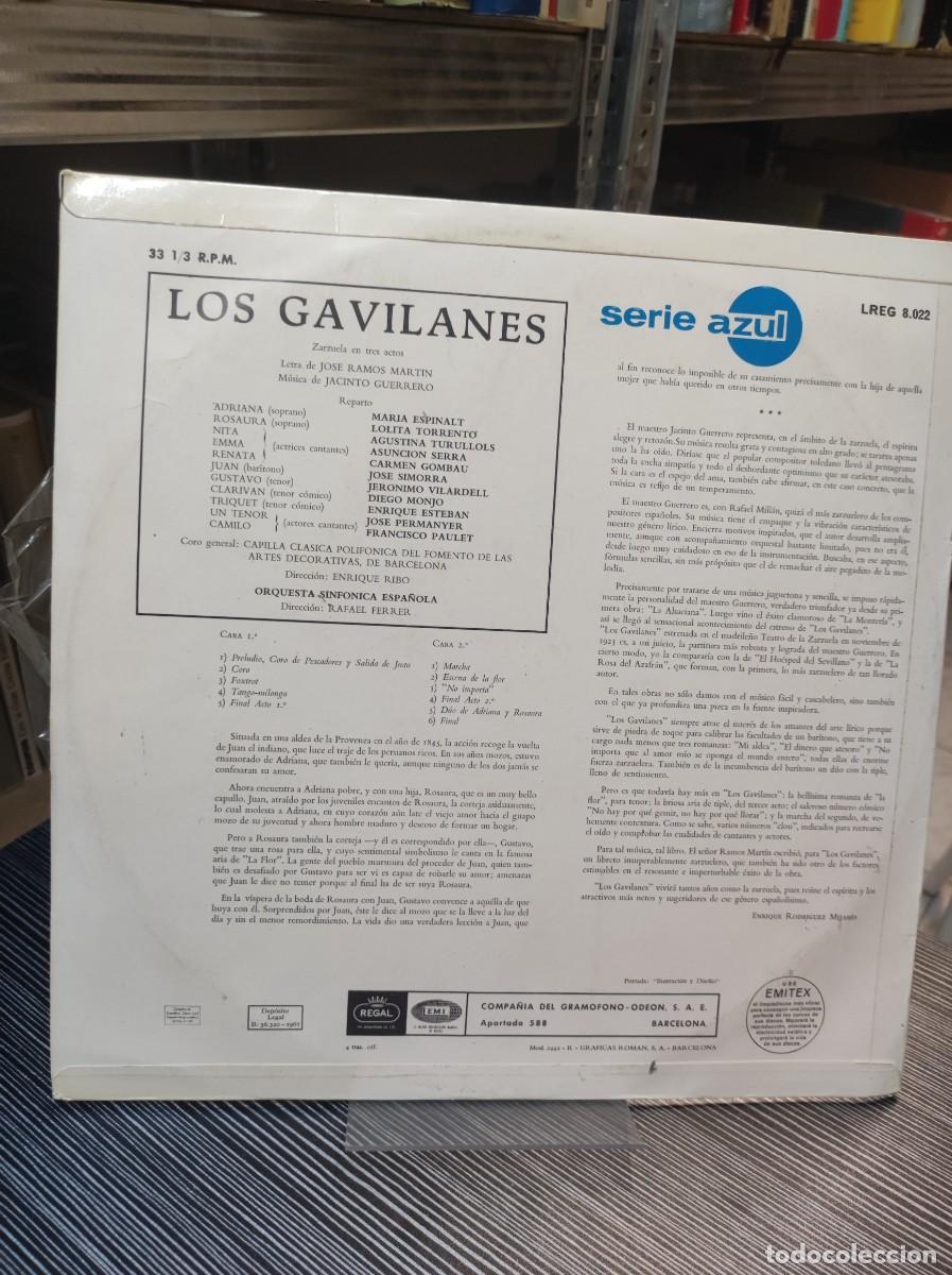 Discos de vinilo: LOS GAVILANES SERIE AZUL - Foto 2