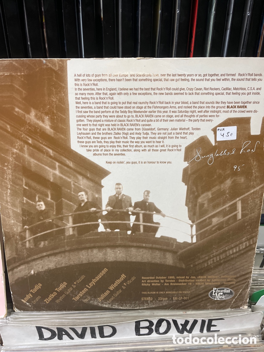 Discos de vinilo: black raven raven break up - Foto 2