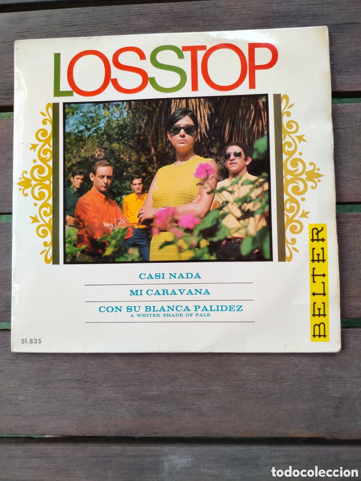 Discos de vinilo: Los Stop EP Mi Caravana - Foto 1