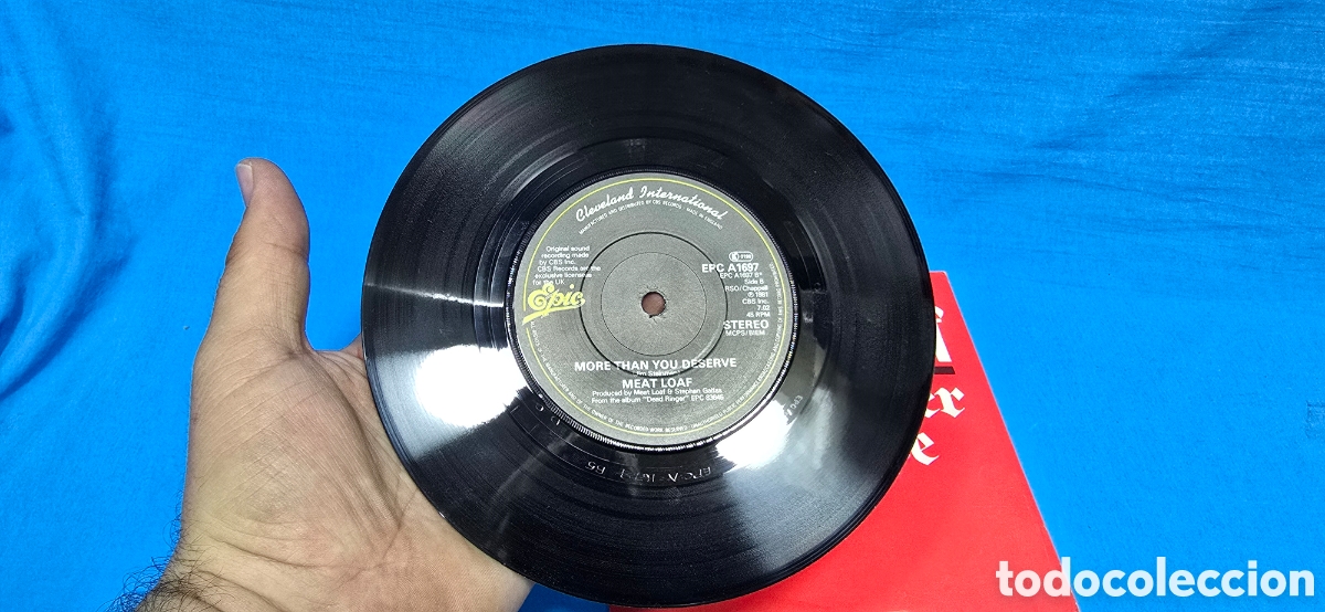 Discos de vinilo: MEAT LOAF . DEAD RINGER FOR LOVE - Foto 2