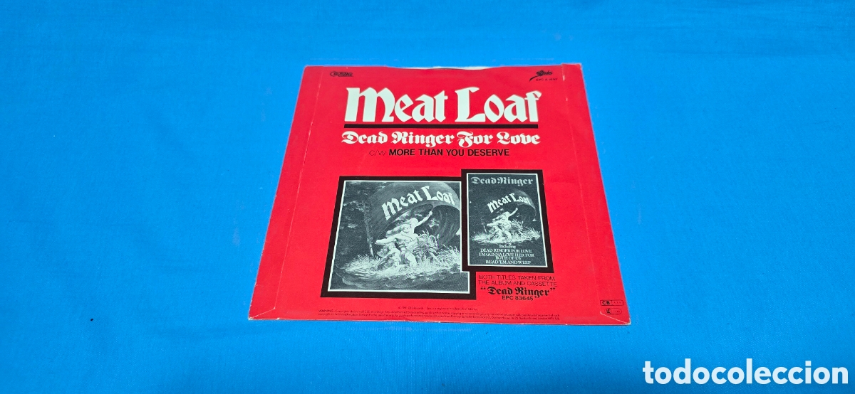 Discos de vinilo: MEAT LOAF . DEAD RINGER FOR LOVE - Foto 5