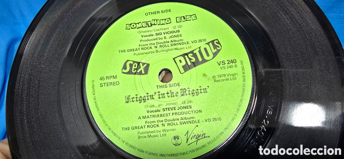 Discos de vinilo: SEX PISTOLS , SOMETHING ELSE - Foto 3