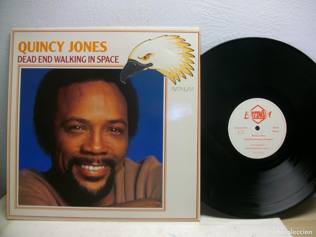 Discos de vinilo: QUINCY JONES - DEAD END Walking In Space LP - Foto 1