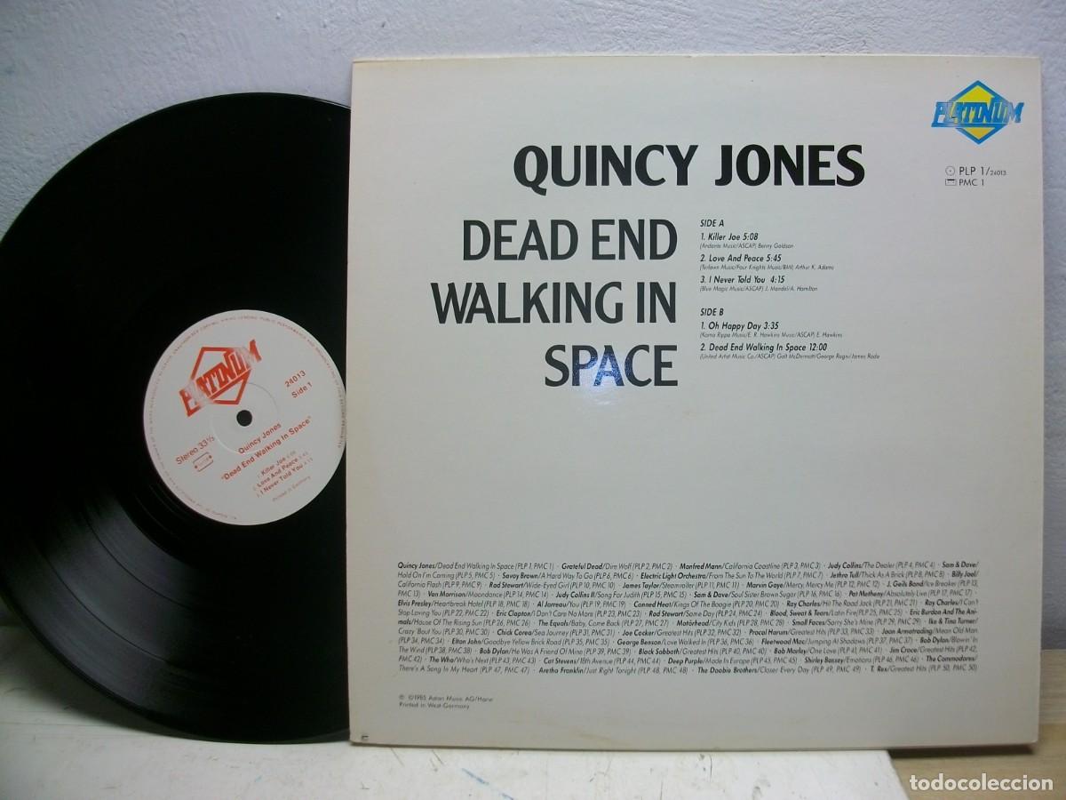 Discos de vinilo: QUINCY JONES - DEAD END Walking In Space LP - Foto 2