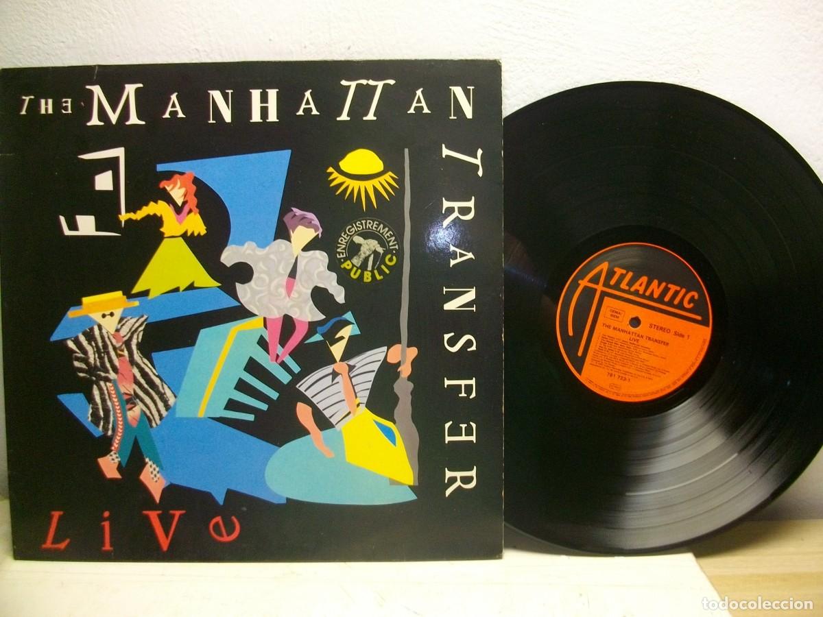 Discos de vinilo: The Manhattan Transfer - live LP - Foto 1