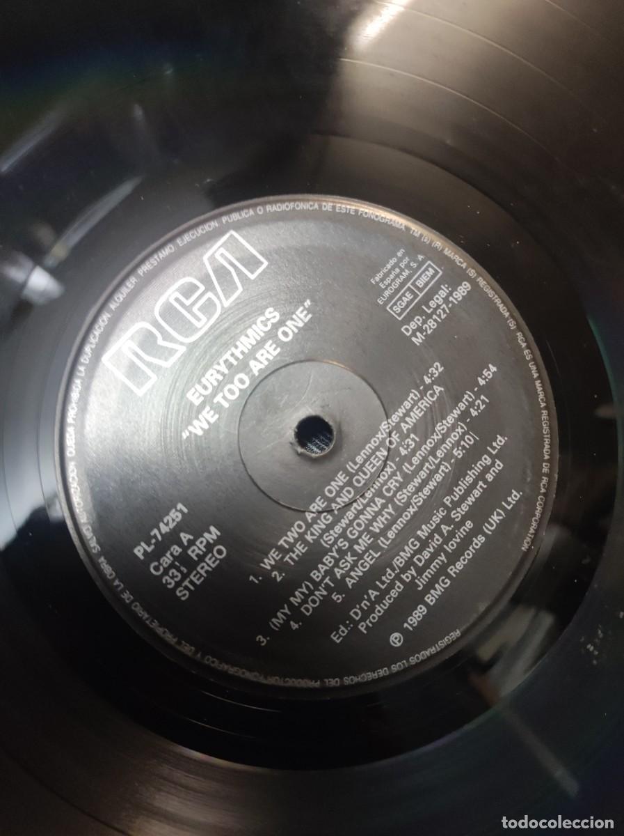 Discos de vinilo: Eurythmics &ndash; We Too Are One - Foto 2