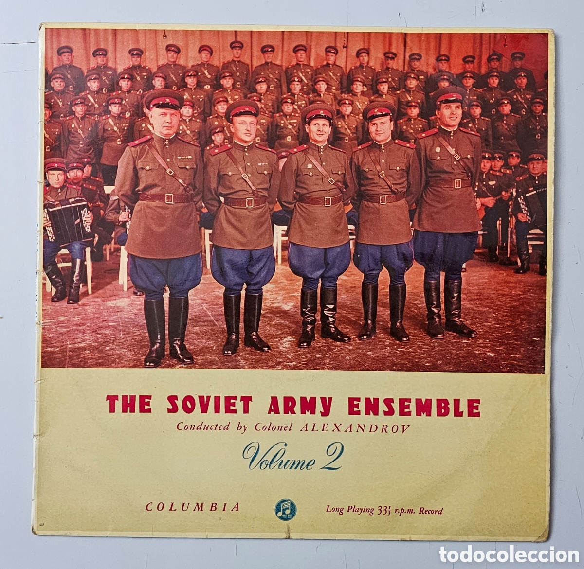 Disques de vinyle: LP 10&rdquo; THE SOVIET ARMY ENSEMBLE VOL.2 (UK - Columbia - 1956) Russian USSR Classical