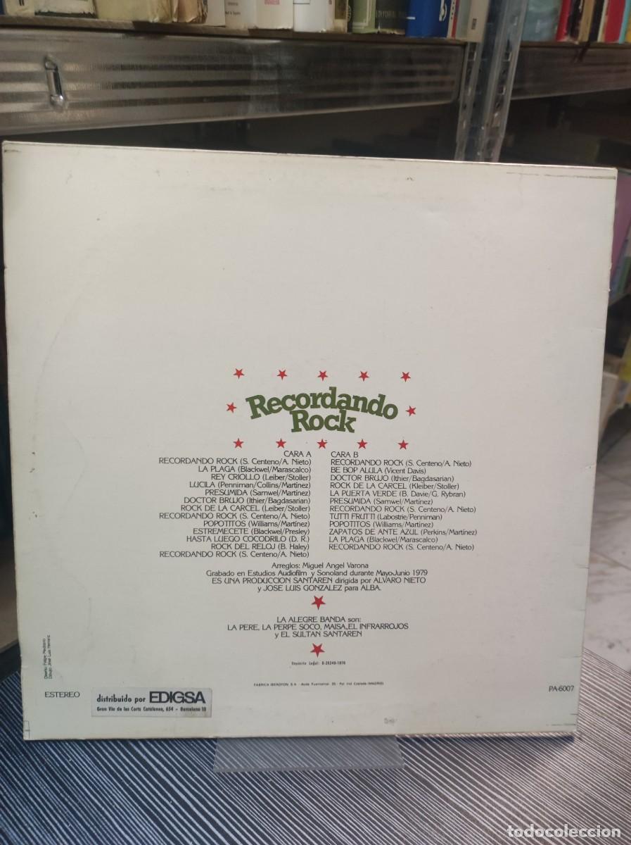 Discos de vinilo: La Alegre Banda &ndash; Recordando Rock - Foto 2