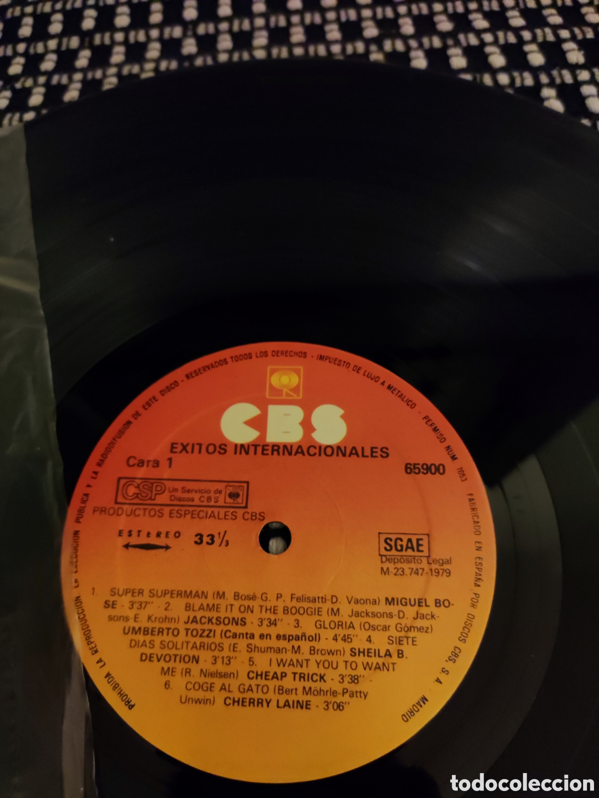 Discos de vinilo: Disco de Vinilo Antiguo Exitos Internacionales - Foto 3