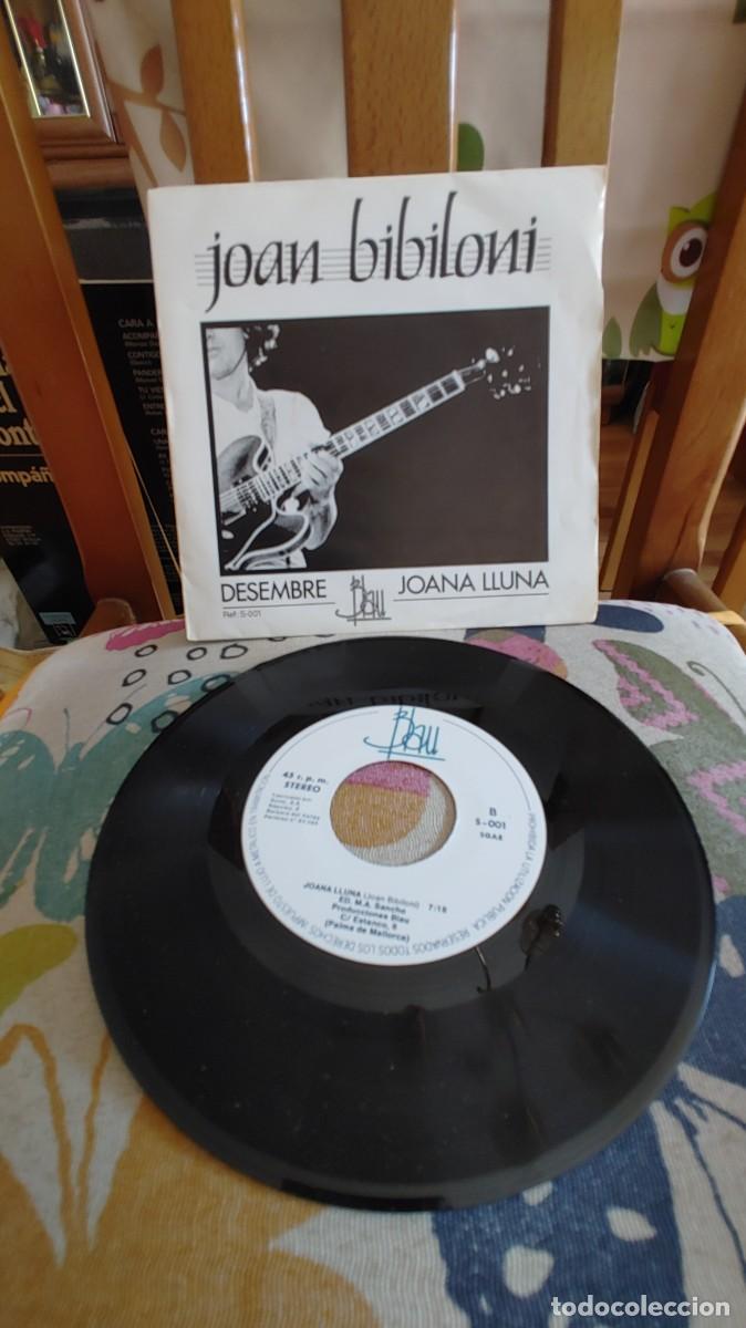 Discos de vinilo: JOAN BIBILONI-SINGLE DESEMBRE - Foto 1