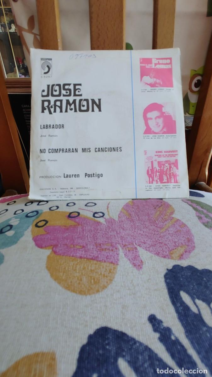 Discos de vinilo: JOSE RAMON-SINGLE LABRADOR - Foto 2