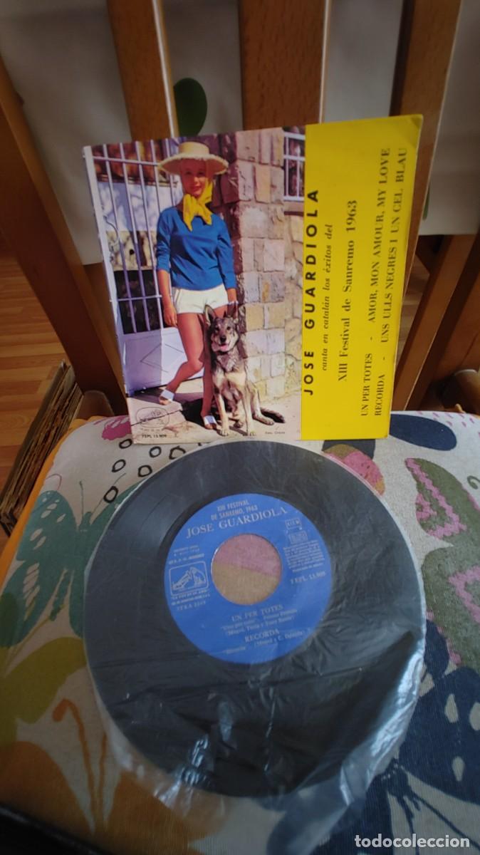 Discos de vinilo: JOSE GUARDIOLA-EP UN PER TOTES +3 - Foto 1