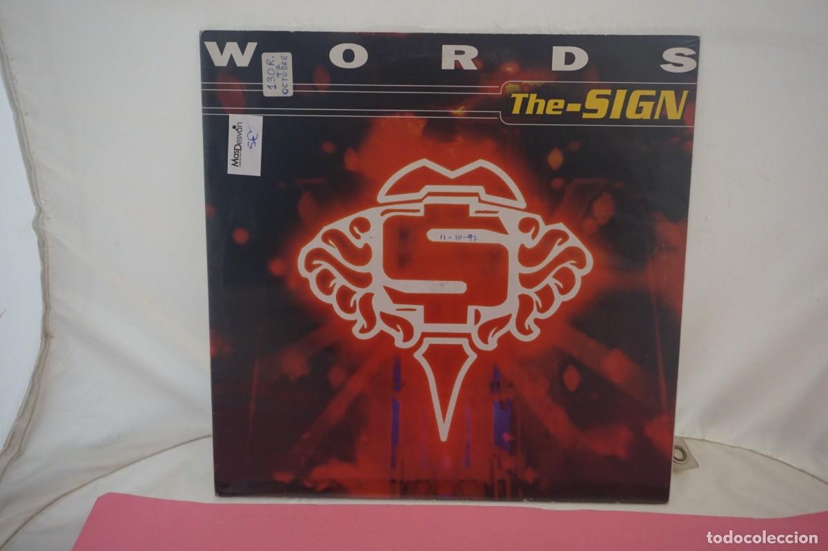 Discos de vinilo: MAXI SINGLE - The-Sign &ndash; Words - Foto 1