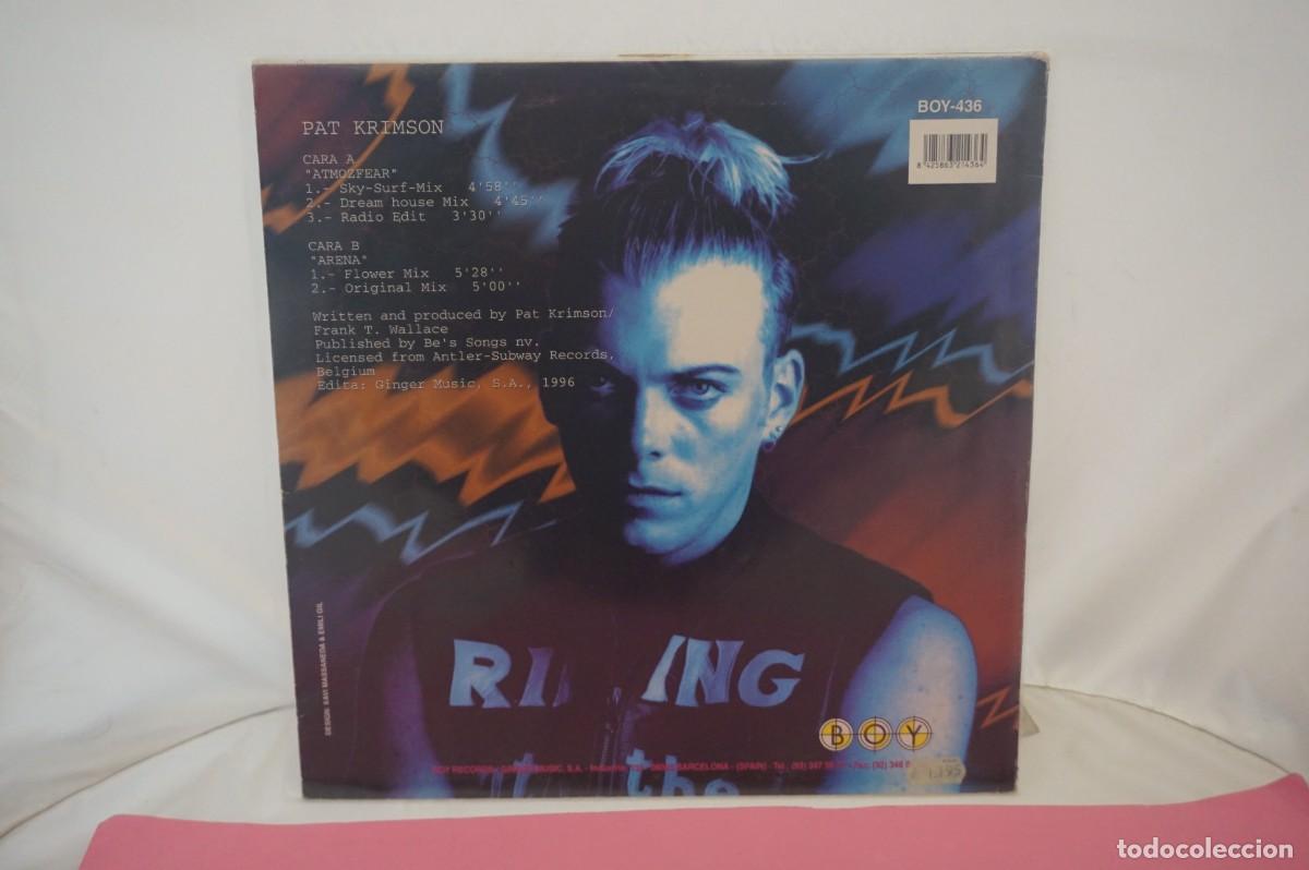 Discos de vinilo: MAXI SINGLE - PAT KRIMSON - ATMOZFEAR - Foto 3