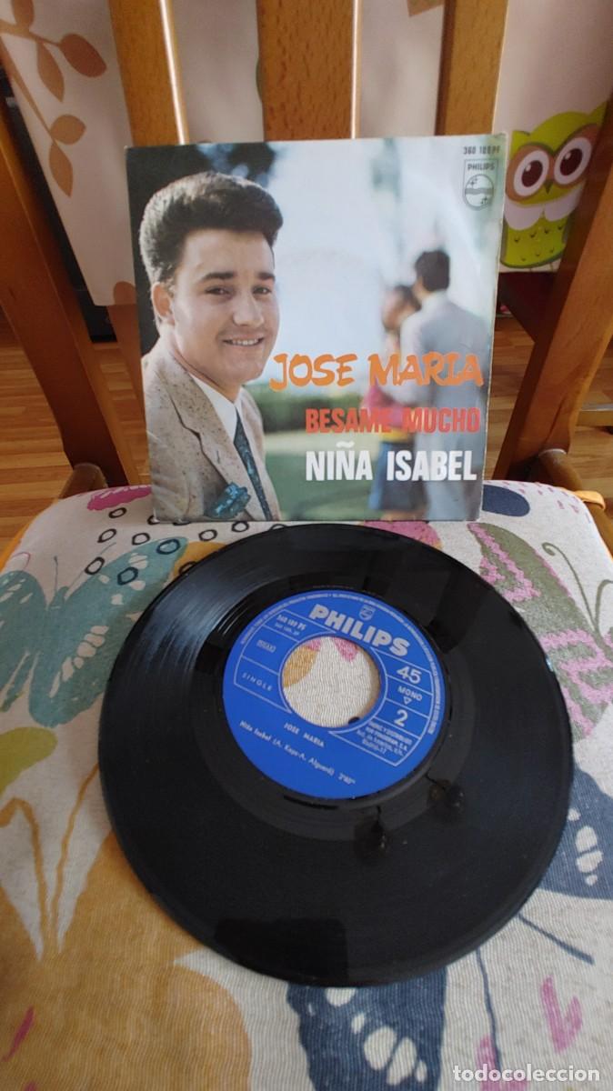 Discos de vinilo: JOSE MARIA-SINGLE BESAME MUCHO - Foto 1