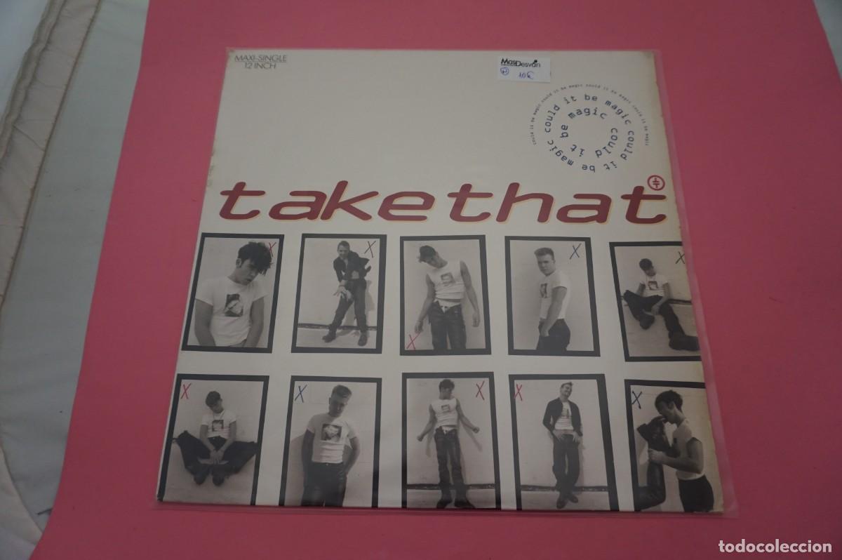 Discos de vinilo: MAXI SINGLE - Take That &ndash; Could It Be Magic - DISCO EN EXCELENTE ESTADO - Foto 1